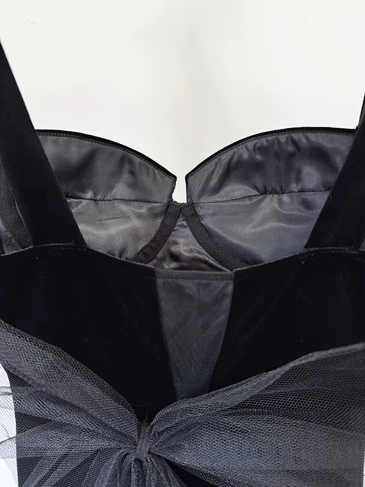 Seraphina Velvet Beaded Mermaid Gown