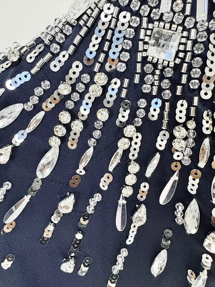 Mint Green Beaded Cape