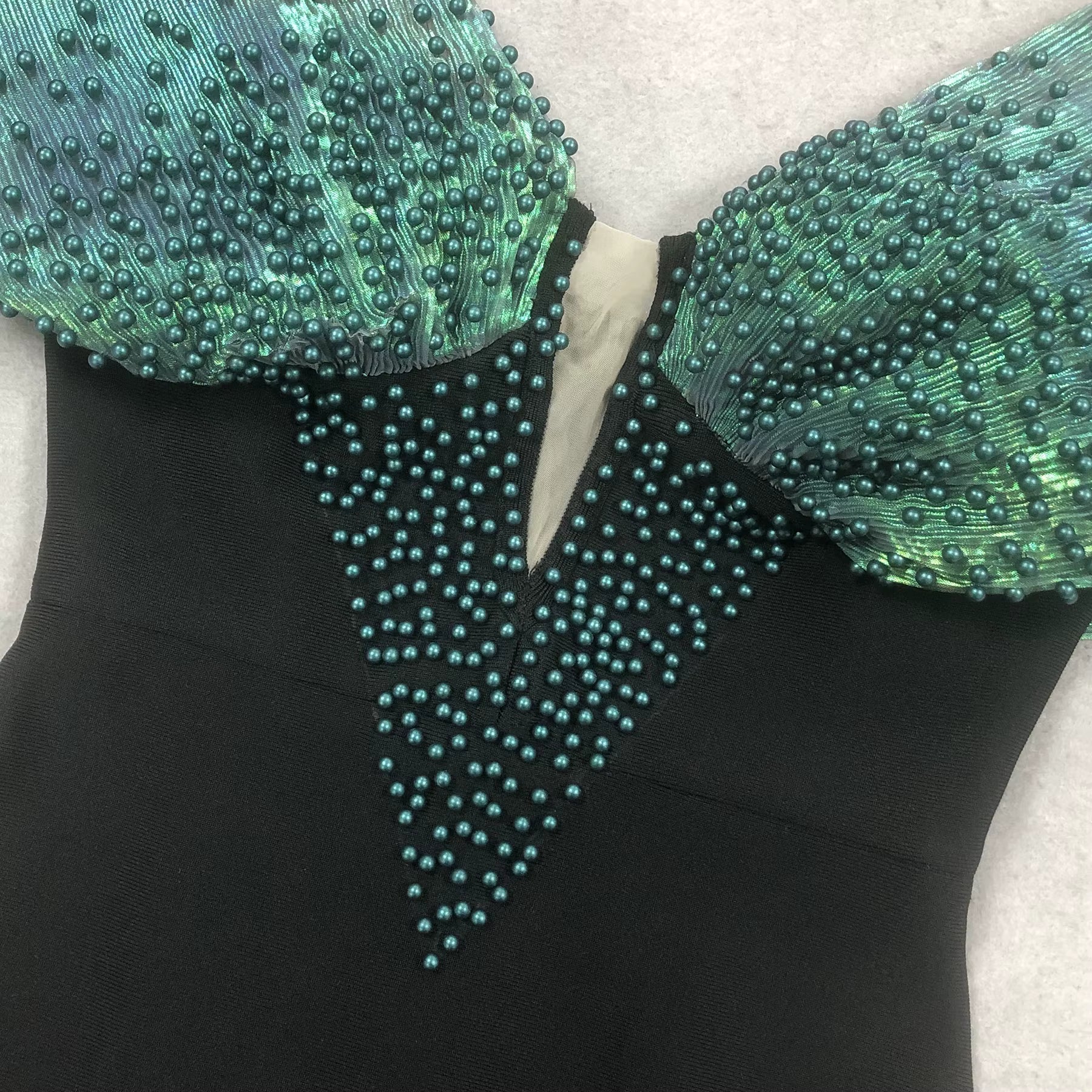 Adelina Luxe Beaded Mermaid Gown