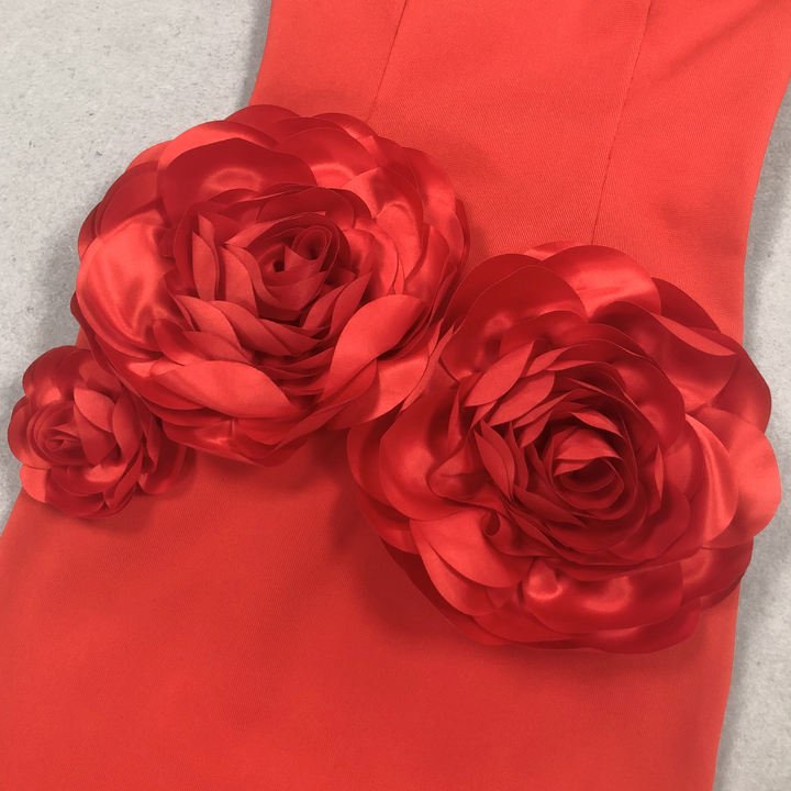 Aurelia Floral Off - Shoulder Gown by Luxe Lane | from Luxe Lane | SKU:  | Barcode:  | Options: Black S | Wholesale Womens Clothing 2025 Ladies Prom Dresses 3D Flower Elegant Black Long Evening Gowns Engagement Party Dress for Women