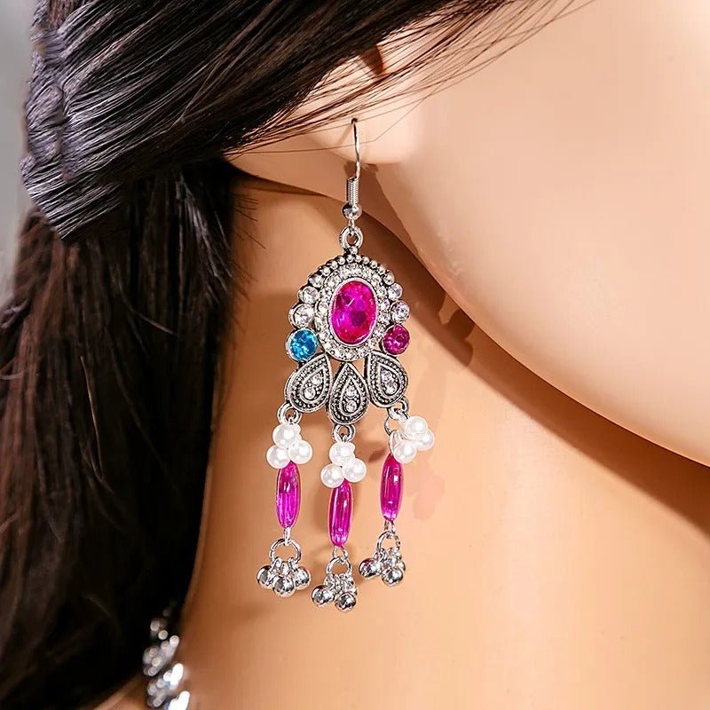 Crystal Necklace & Earrings Set – Luxury Vintage Jewelry by CJ | 0 from Luxe Lane | SKU: CJLX253583301AZ | Barcode:  | Options: Crystals | Crystal Necklace & Earrings Set – Luxury Vintage Jewelry