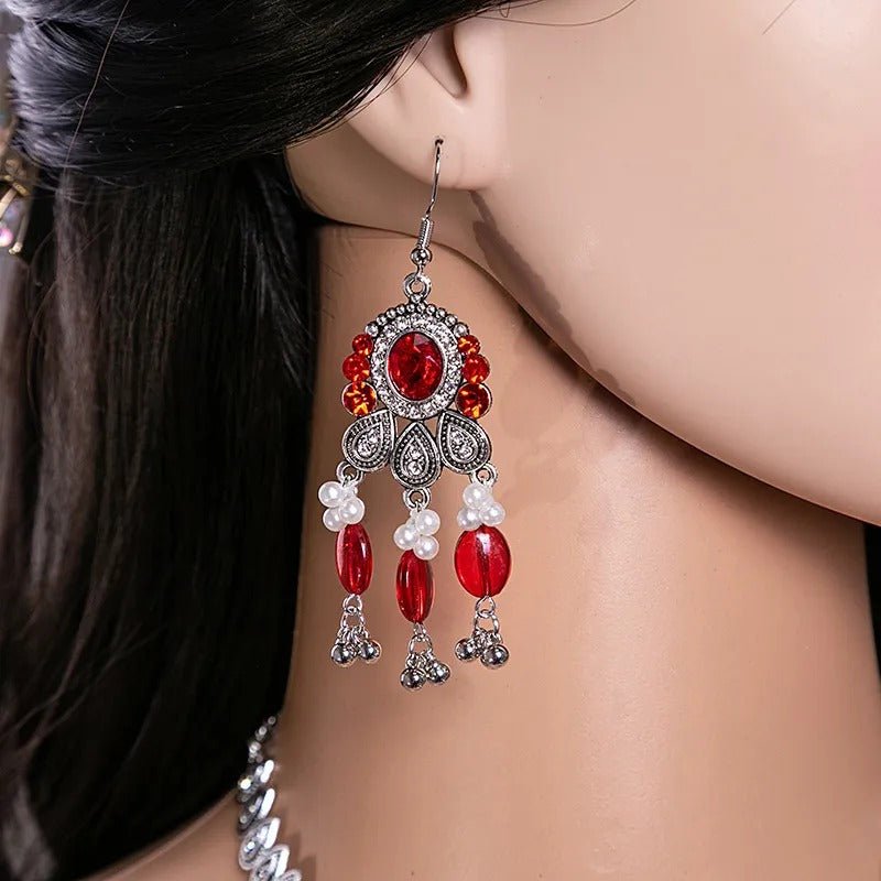 Crystal Necklace & Earrings Set – Luxury Vintage Jewelry by CJ | 0 from Luxe Lane | SKU: CJLX253583301AZ | Barcode:  | Options: Crystals | Crystal Necklace & Earrings Set – Luxury Vintage Jewelry