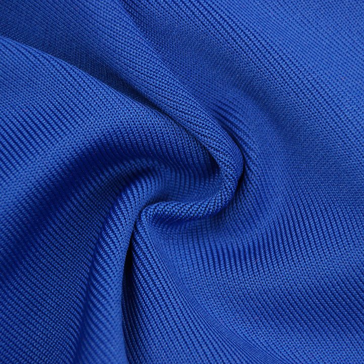 Cutout Spaghetti Strap Bodycon Mini Club Dress by Shine | from Luxe Lane | SKU:  | Barcode:  | Options: Blue XS(0) | New Arrival Royal Blue Sleeve Mini Club Sister Hollow Out Dresses Women Party Dress Cutout Spaghetti Strap Bodycon Mini Dress