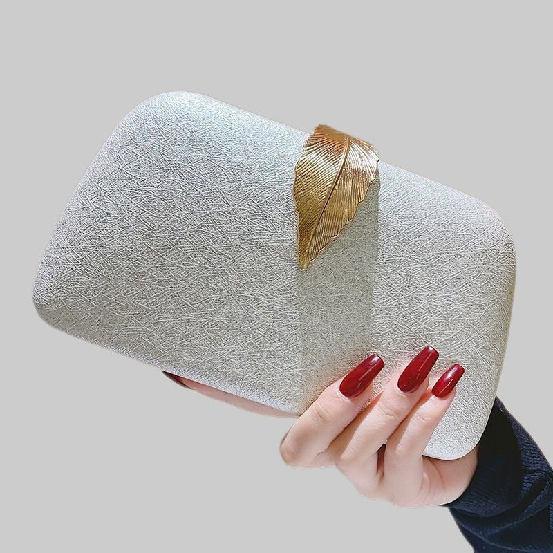 Elegant Chain Clutch Bag for Evening & Dinner Events by CJ | 0 from Luxe Lane | SKU: CJNS231553802BY | Barcode:  | Options: Lobular Black | Elegant Chain Clutch Bag for Evening & Dinner Events