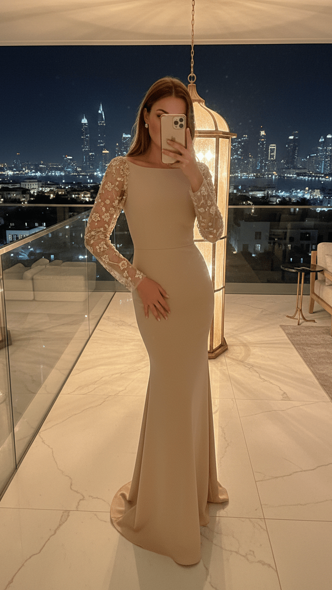 Elysia Sequin Mesh Mermaid Maxi GownBlackS(6)Luxe Lane