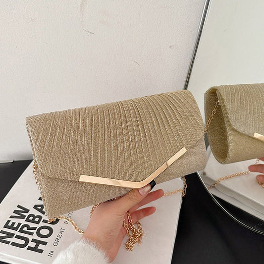 Evening Chain Crossbody Bag for Women by CJ | 0 from Luxe Lane | SKU: CJNS226341401AZ | Barcode:  | Options: Black | Evening Chain Crossbody Bag for Women