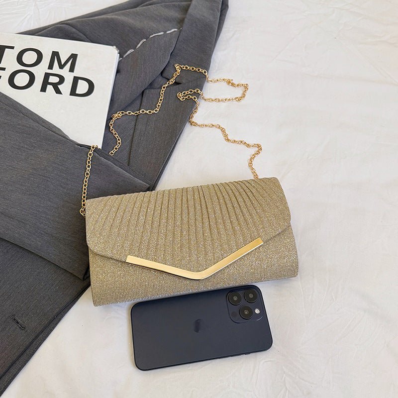 Evening Chain Crossbody Bag for Women by CJ | 0 from Luxe Lane | SKU: CJNS226341401AZ | Barcode:  | Options: Black | Evening Chain Crossbody Bag for Women