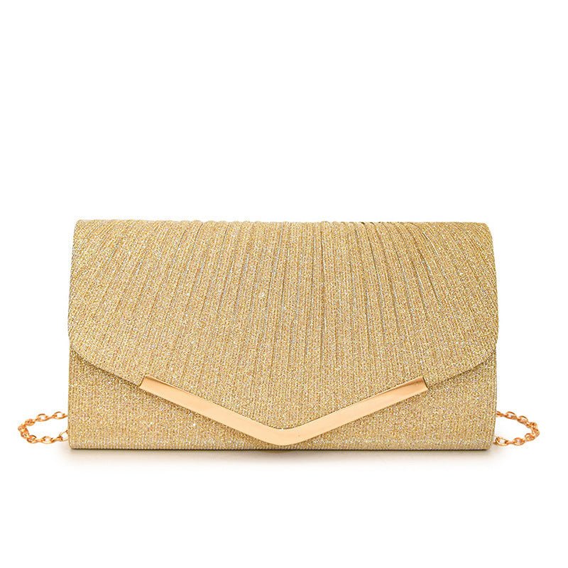 Evening Chain Crossbody Bag for Women by CJ | 0 from Luxe Lane | SKU: CJNS226341403CX | Barcode:  | Options: Gold | Evening Chain Crossbody Bag for Women
