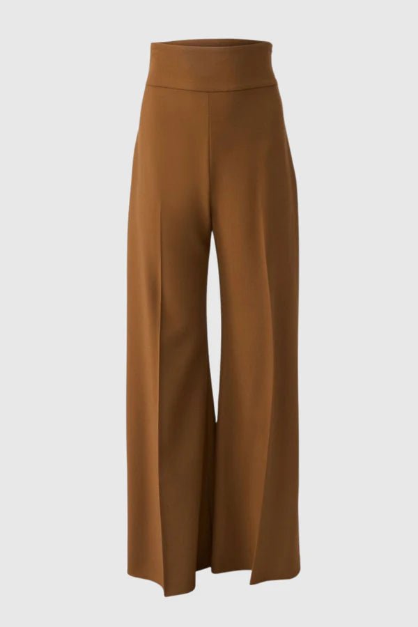 Gold Button Cropped Blazer & Flared Pants Suit SetWomen's Suit SetBrownS(6)brownLuxe Lane