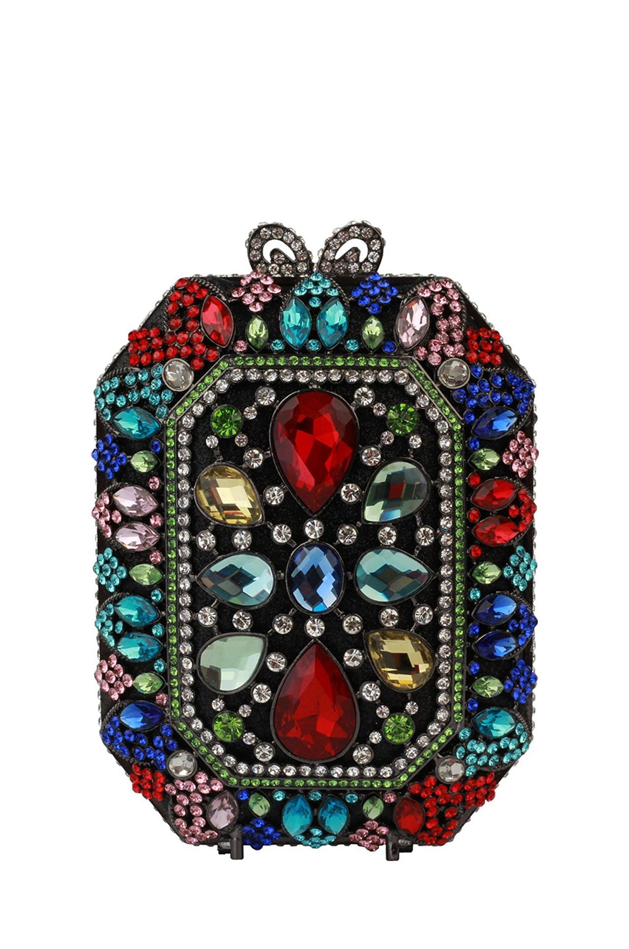 Handmade Diamond Crystal Evening Clutch Bag by CJ | 0 from Luxe Lane | SKU: CJNS150818902BY | Barcode:  | Options: Picture2 | Handmade Diamond Crystal Evening Clutch Bag