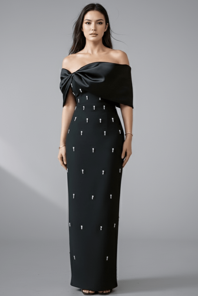 Ivory Grace Strapless Mermaid Gown by Luxe Lane | mermaid gown from Luxe Lane | SKU:  | Barcode:  | Options: Blue S | Ivory Grace Strapless Mermaid Gown