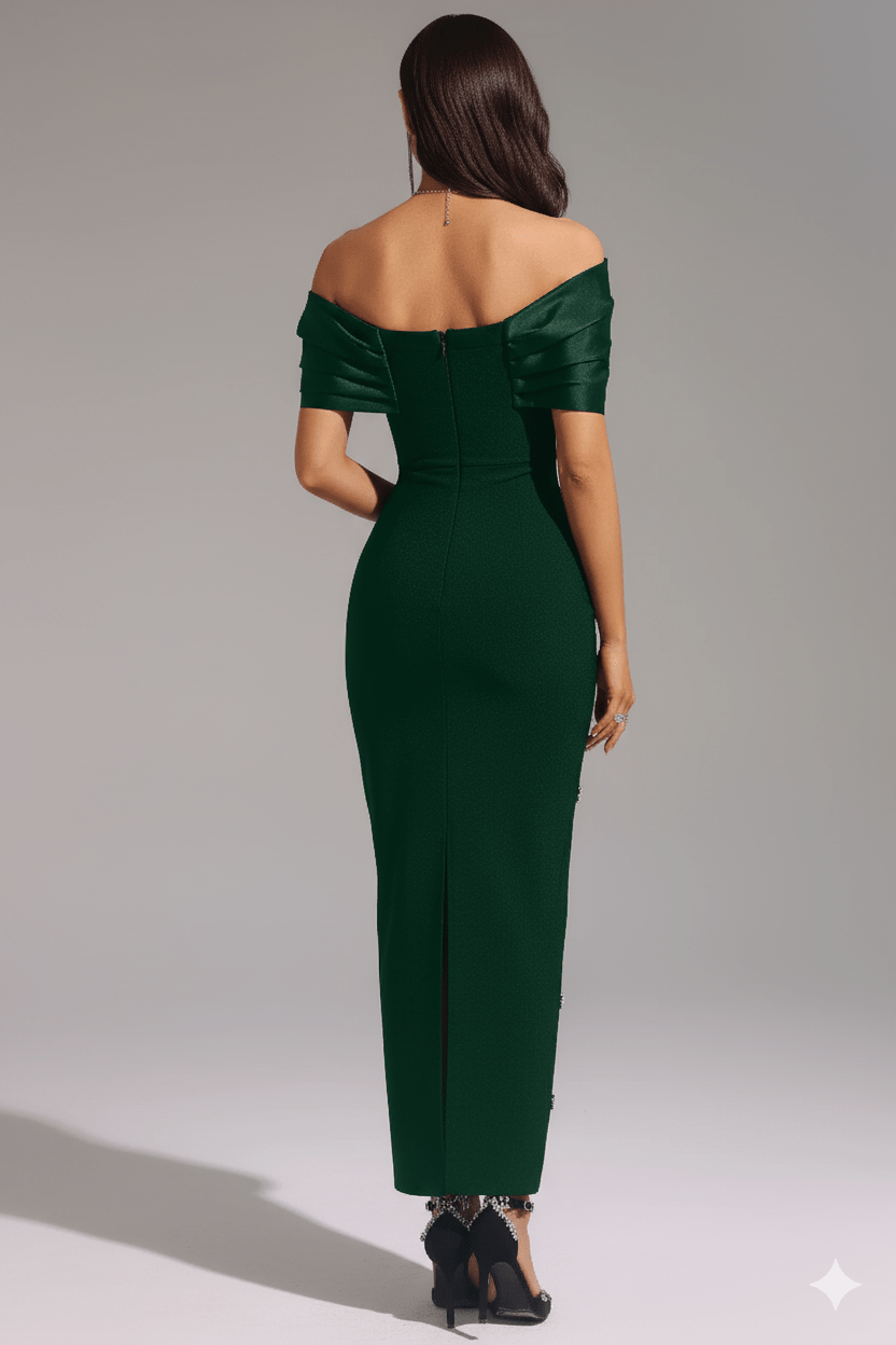 Ivory Grace Strapless Mermaid Gown by Luxe Lane | mermaid gown from Luxe Lane | SKU:  | Barcode:  | Options: Blue S | Ivory Grace Strapless Mermaid Gown