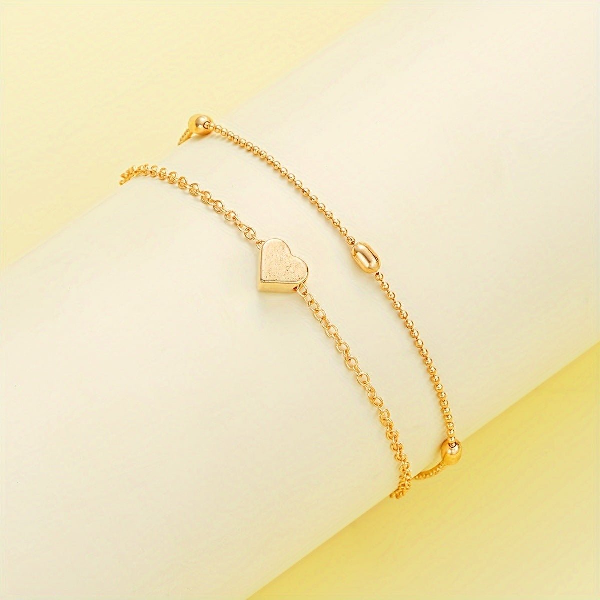 Layered Pearl Necklace & Bracelet Jewelry Set by CJ | 0 from Luxe Lane | SKU: CJLX256224702BY | Barcode:  | Options: Gold | Layered Pearl Necklace & Bracelet Jewelry Set