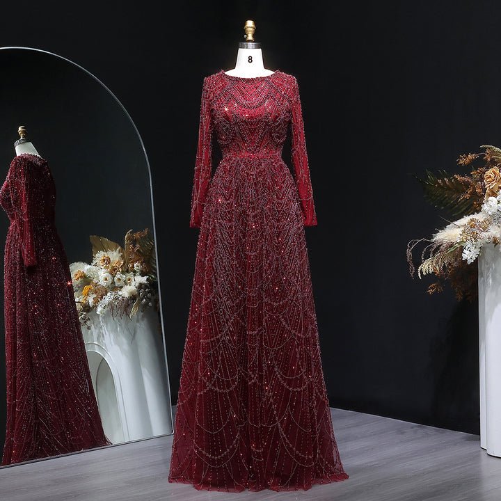 Luxury Champagne GreenEvening Dress Long Sleeve coming soonEvening DressChampagne2(UK 6)Luxe Lane