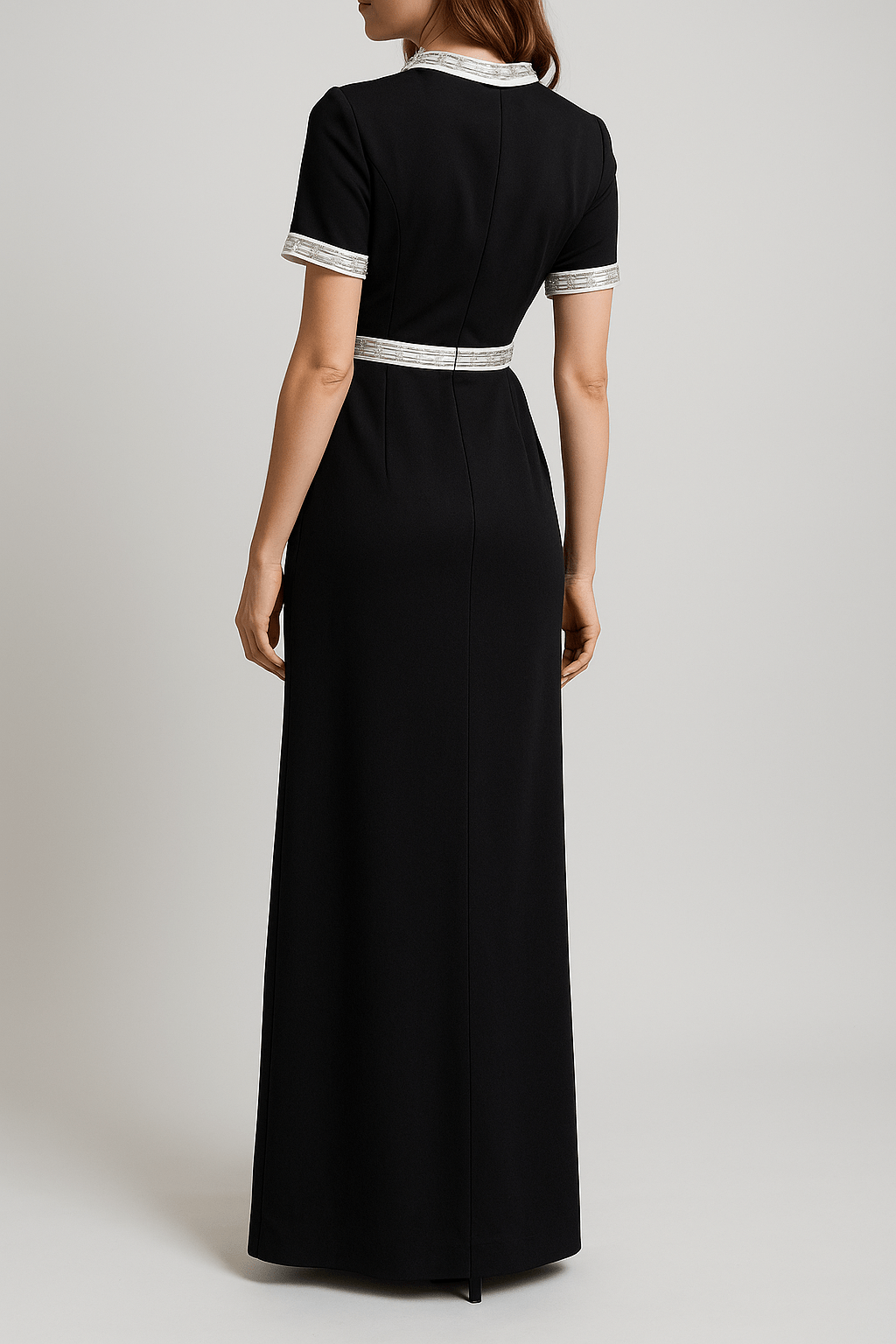 Mirabelle Rhinestone Embellished Gown by Luxe Lane | from Luxe Lane | SKU:  | Barcode:  | Options: S | Mirabelle Rhinestone Embellished Gown