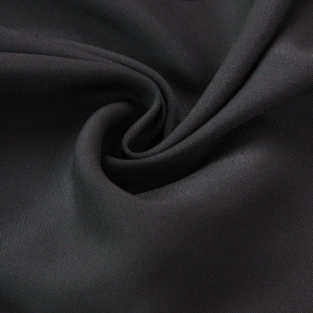 Noir Satin Suspender Jumpsuit by Luxe Lane | from Luxe Lane | SKU:  | Barcode:  | Options: Black XS | Black Suspender Jumpsuit Satin Wide Leg Pants V - Neck Sexy Trousers One - piece Pants