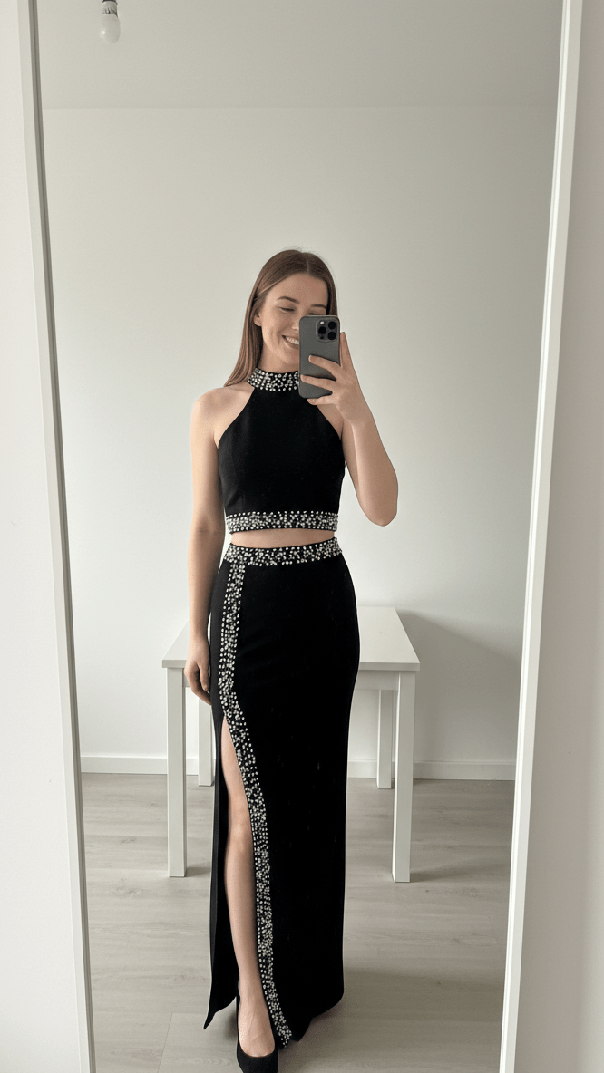 Pearl Empress Pink 2 - Piece Bandage Skirt SetPinkSLuxe Lane