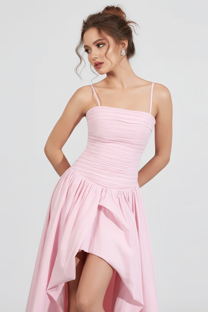 Pleated Corset Maxi Gown by Luxe Lane | from Luxe Lane | SKU:  | Barcode:  | Options: Black S | Pleated Corset Maxi Gown