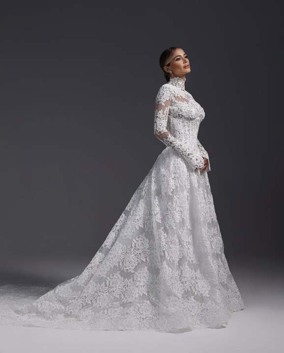 Ruolai Sexy Long Sleeve Bridal Dress Mermaid coming soonWedding Bride GownsIvory100 cmLuxe Lane