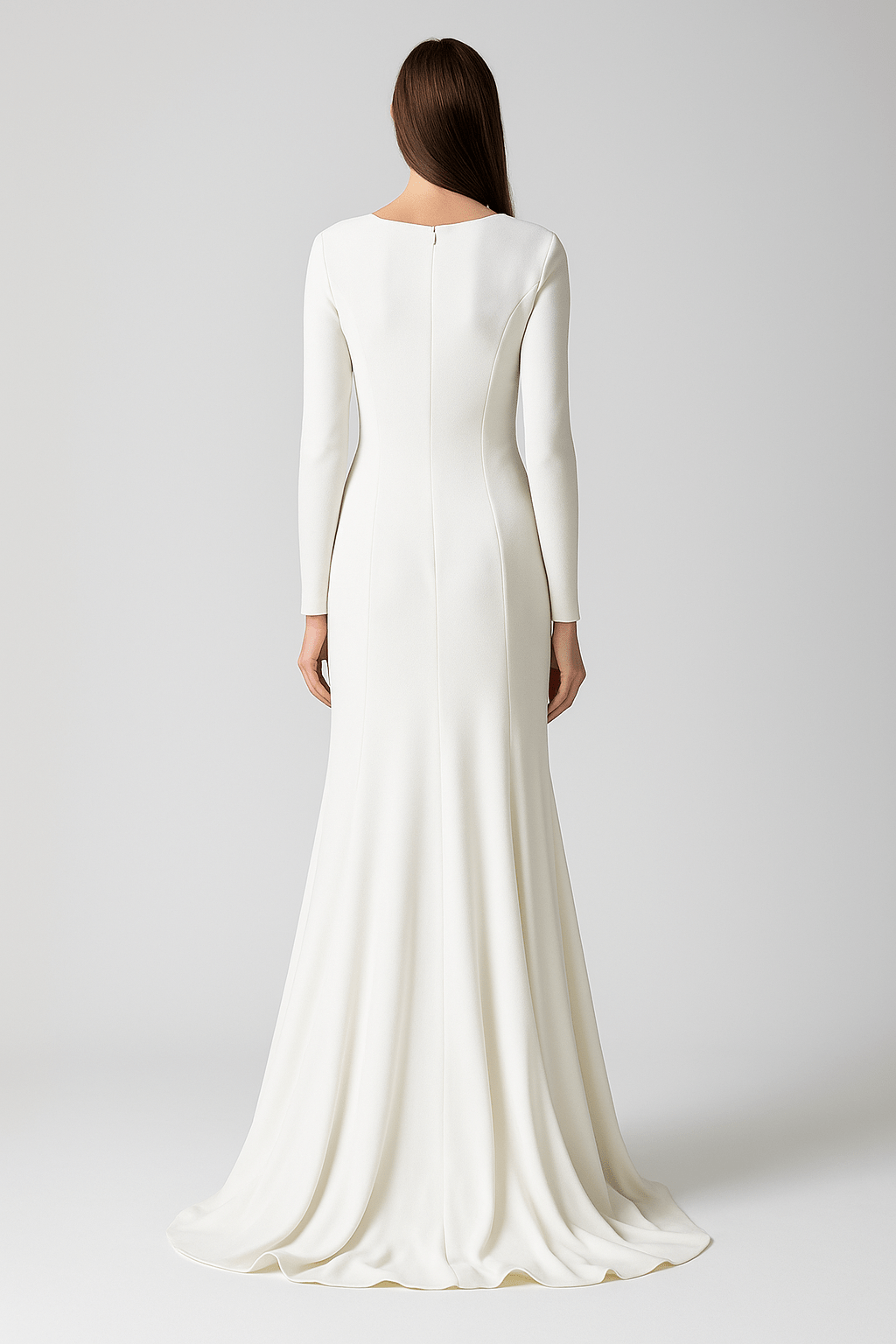 Serenaya White Floral Embroidered Gown by Shine | Party dresses from Luxe Lane | SKU: W11258-1 | Barcode:  | Options: White S | Serenaya White Floral Embroidered Gown