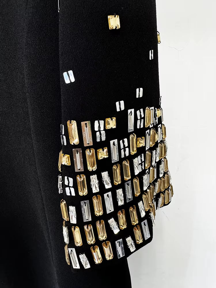 Aurelia Luxe Beaded Midi Dress