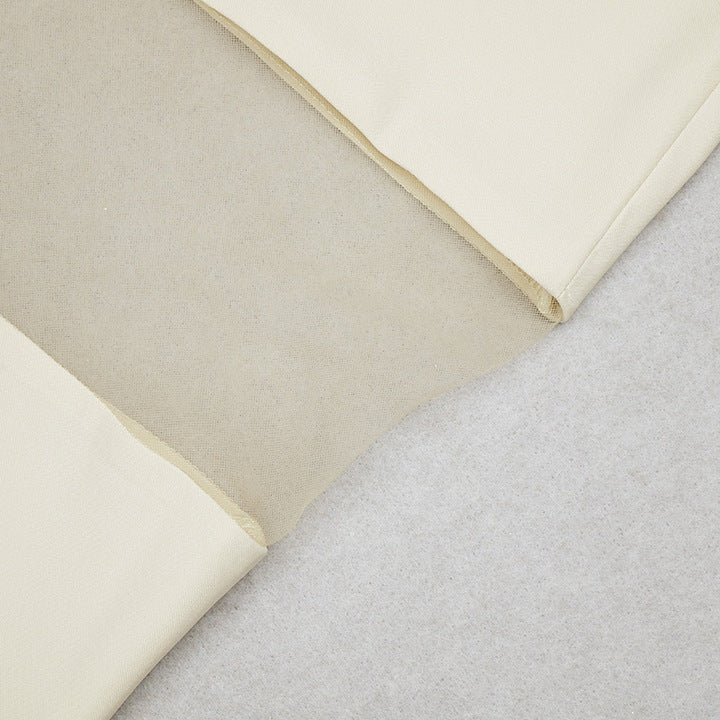 White Cut - Out Single Button Women's Blazer Suit by Luxe Lane | Suits from Luxe Lane | SKU: -1 | Barcode:  | Options: White XS(4) | Ladies Suits Cut Out Women Blazer White Elegant Women's Suits & Tuxedo